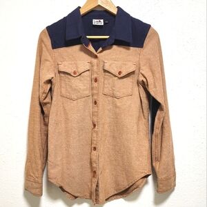 Kavu button-up 100% cotton sz extra small XS